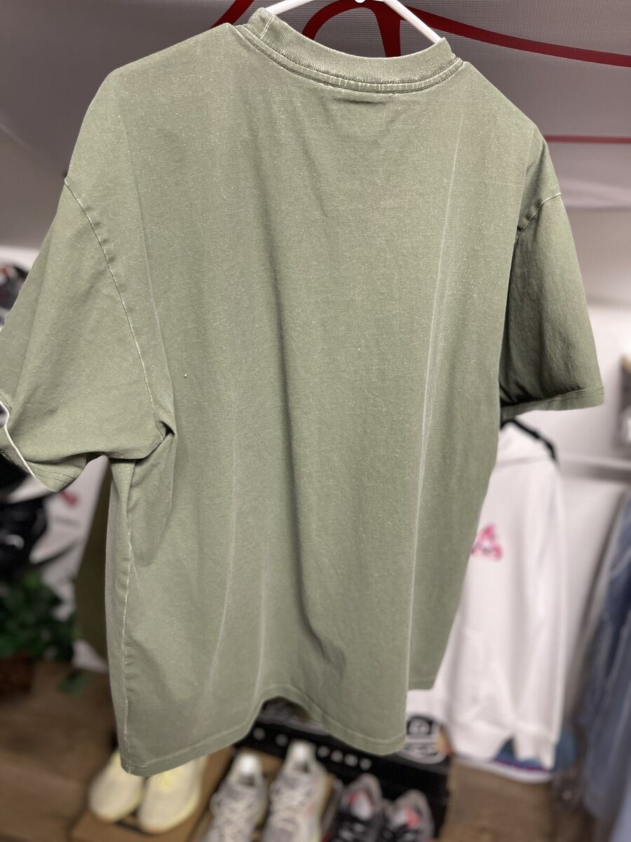 Supreme x The North Face Pigment Printed Pocket Tee Olive Sz