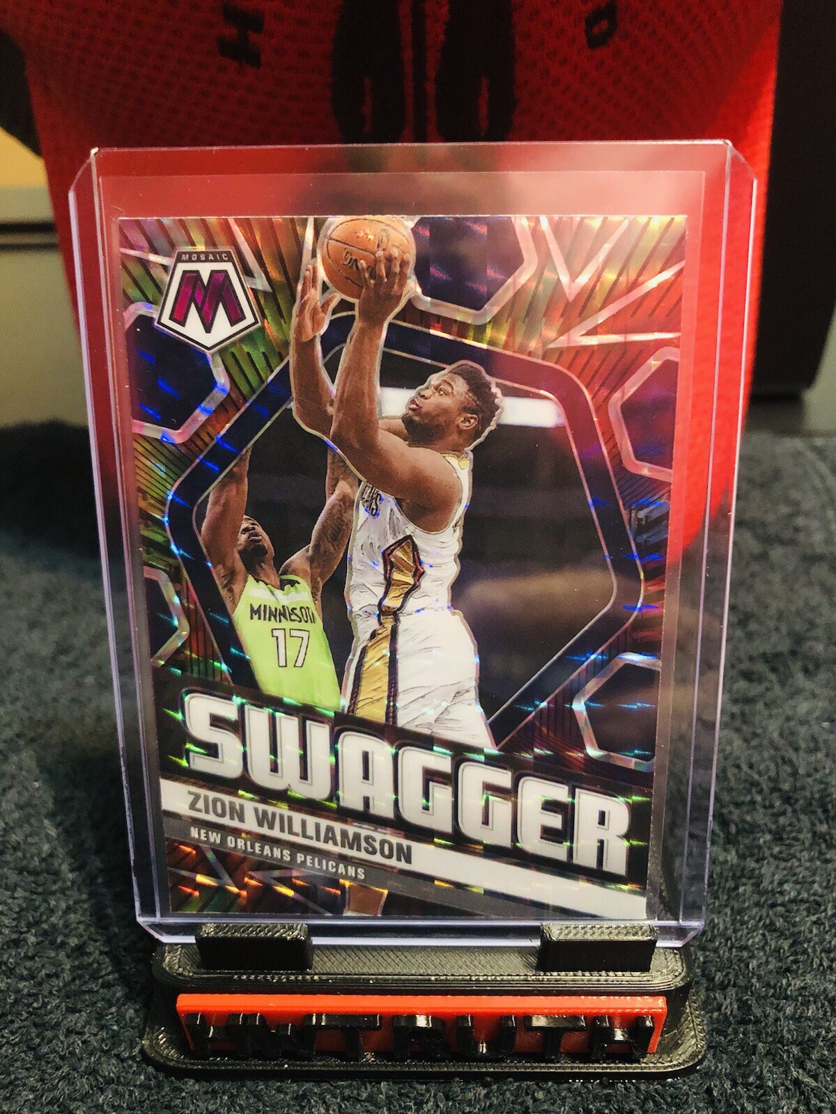 2020-21 Panini Mosaic - Swagger #12 Zion Williamson