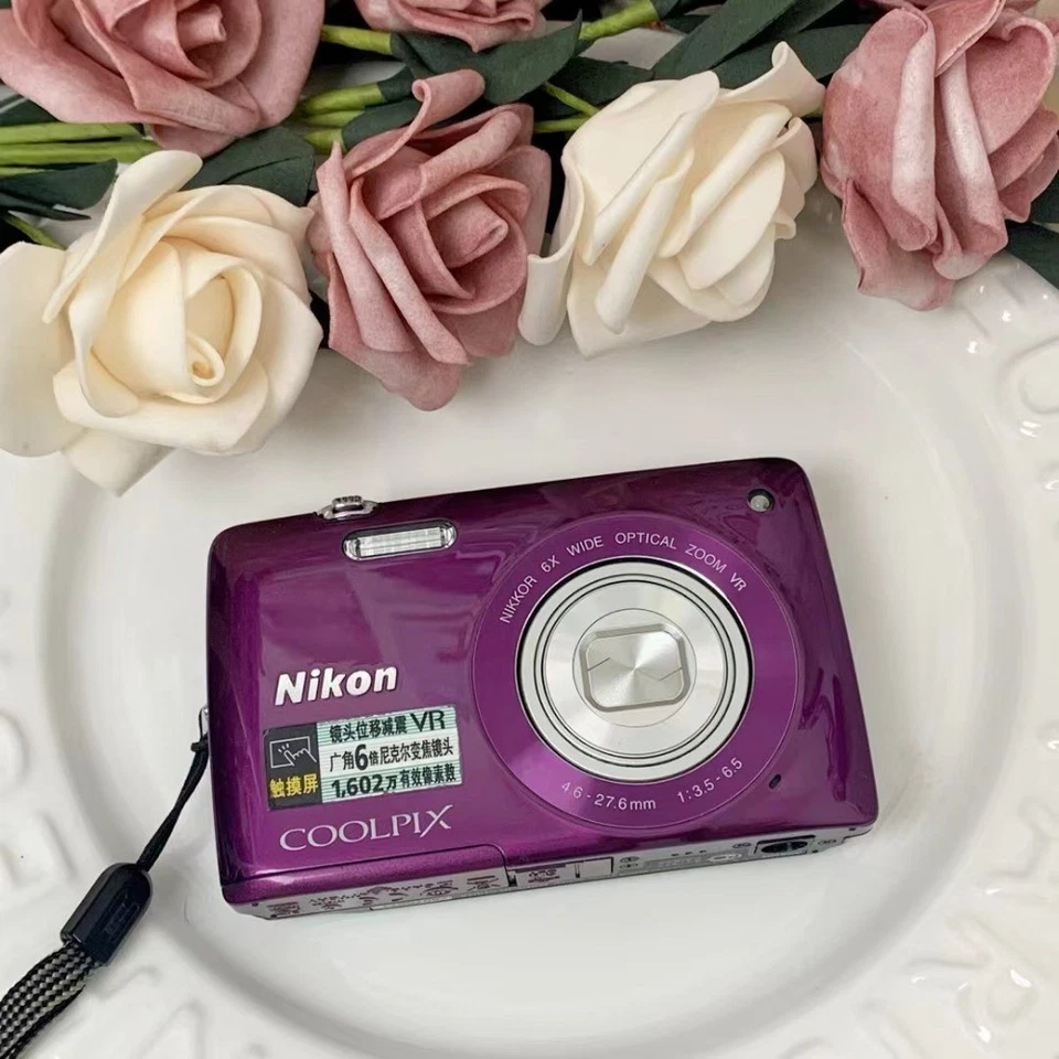 Nikon COOLPIX S4300 Digital Camera Purple 16MP 6x Optical Zoom Smile Detection - Image 2 of 4