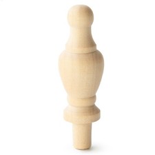 Wooden Finials Wood Finials Work Great as Toppers DIY D cor and for Furniture...