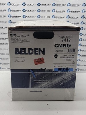 NEW BELDEN 2412 006A1000 (BLUE) (1000FT) Cat 6 SKU 18708