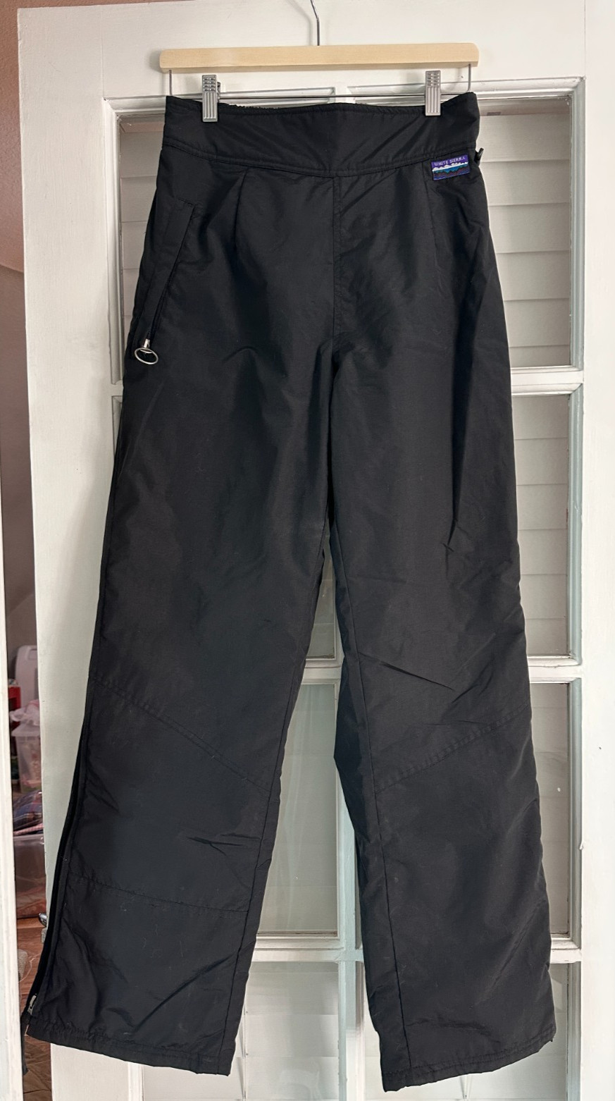 Ski Pants Women's Medium Black Side Zip
