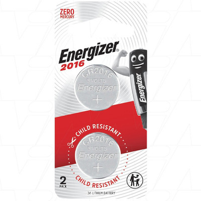 2 Pack 2033* ENERGIZER CR2016 BL2016 DL2016 ECR 2016 3v LITHIUM Battery pcs