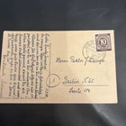 DR local picture postcard EF-Berlin Nikolaisee 12.02.1948-a1069