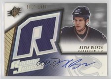 2005-06 SPx Rookie Jersey 17/1999 Kevin Bieksa #242 Auto 2l2