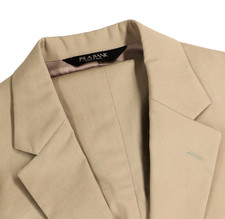 Men's 38 R Jos. A. Bank Beige Cotton Blend Business Travel Suit Jacket Pants