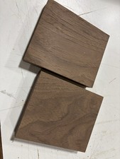 Wood turning Columbian Dark Walnut Blanks.Two at 7/8x5x6