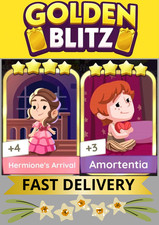 MONOPOLY GO STICKER GOLDEN BLITZ  Amortentia Hermione's Arrival FAST DELIVERY  