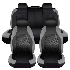 Car Seat Cover For Dodge Ram 1500 2500 2009-26 Fit Premium Leather Front Rear Us