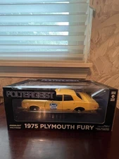 GREENLIGHT 1975 Plymouth Fury Diecast Poltergeist Crescent Cab Co 1:24 scale NIB