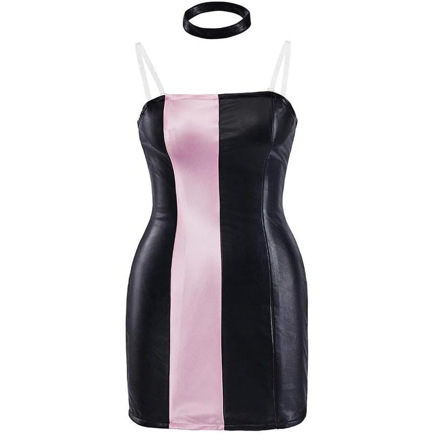 open lace back dress Amazon.com: My Party Shirt Cady Heron Black with Pink Stripe Costume Dress