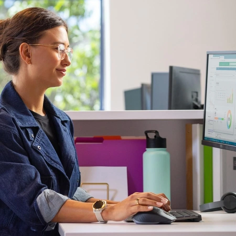 Logitech MX Keys & Mouse Set | Gen 2, Quiet Clicks, Graphite - Image 4 of 4