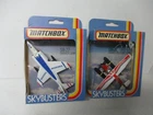 Matchbox Lesney Skybusters SB27 Harrier Jet & SB26 Cessna Floatplane, boxed