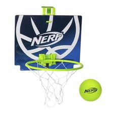 Nerf Nerfoop - The Classic Mini Foam Basketball and Hoop - One Size, Green