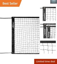 Lightweight Pickleball Net Replacement - 21ft x 3ft for Casual Play Anywhere