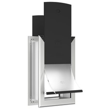 Extra Large Pet Door for Wall Dog Door, 2-Flap XLarge Doggie Door for Exterio...