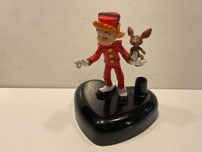 Spirou und Fantasio Comics Spain 1991 Figur auf Herz Sockel selten ca. 10 cm