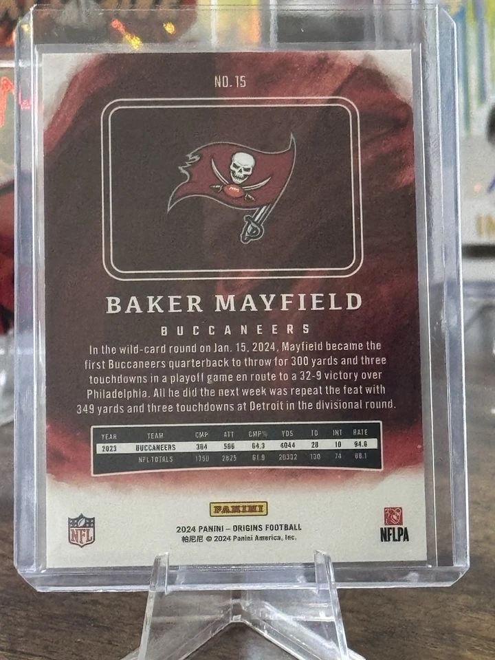 2024 Panini Origins - #15 Baker Mayfield Tampa Bay Buccaneers - Image 2 of 2
