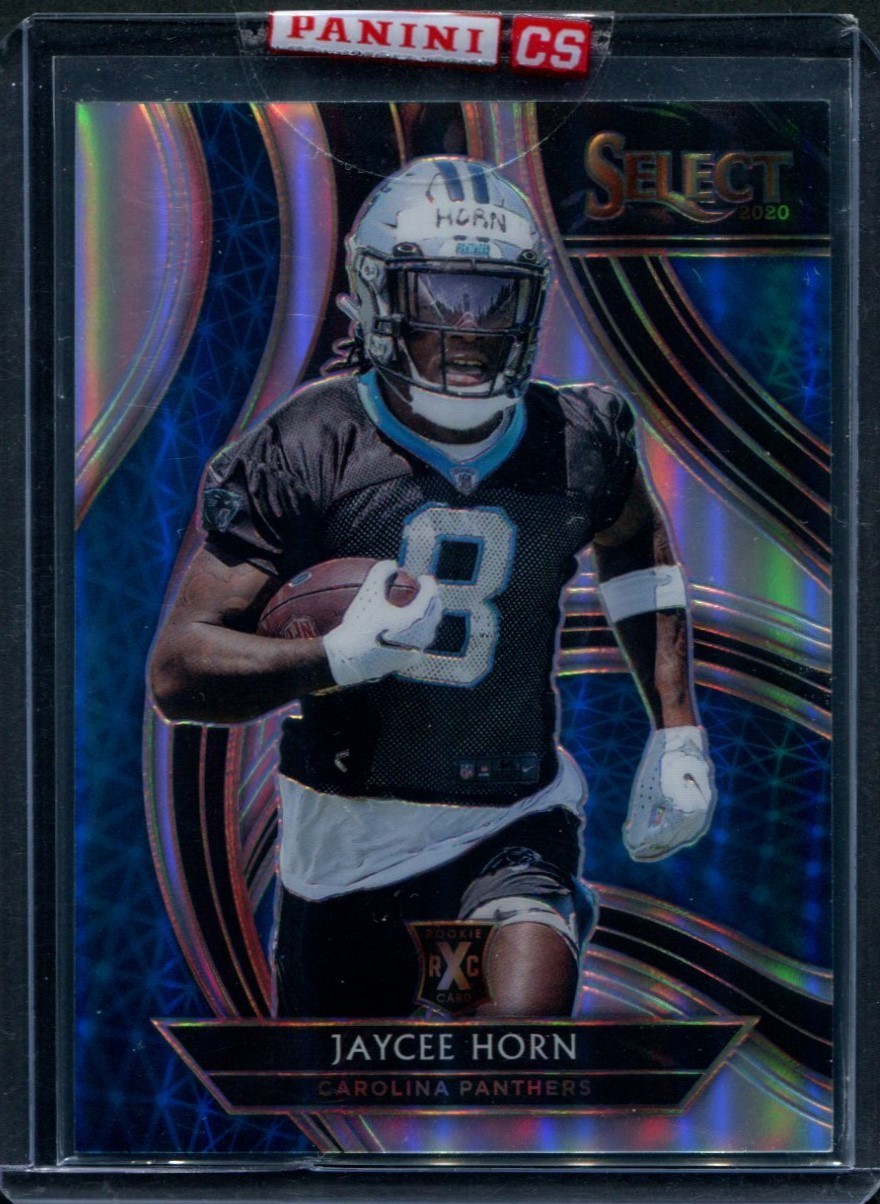 Jaycee Horn -- Select XRC 2020-2021 Redemption - Rare Rookie (JJ)