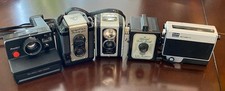 vintage Polaroid Kodak argoflex Girl Scout cameras lot untested