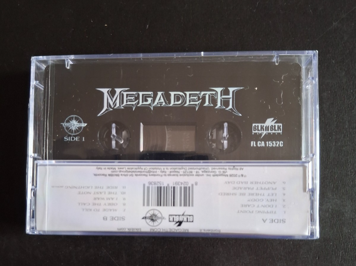 MEGADETH MEGADETH CYBER ARMY ALTERNATIVE ARTWORK CASSETTE | eBay