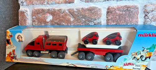 Märklin H0 2564 Alpha Racing Set Rennwagen Jet Waggon Rarität OVP *TOP* | Condition: Gebraucht