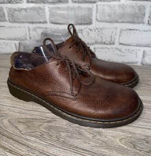 Dr. Martens Leather Shoes Mens Size 10 Elsfield Brown Lace Derby Oxford Casual