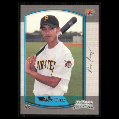 Alex Cruz Rookie #100 2000 Bowman Draft Picks - Prospects Pittsburgh Pirates MLB