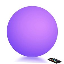 LED Night Light Ball Globe Lamp with Remote 16 RGB Colors Dimmable Mood 8 Inch
