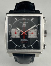TAG Heuer Monaco Cal 12 Automatic CAW2114 McQueen Excellent Condition US Seller