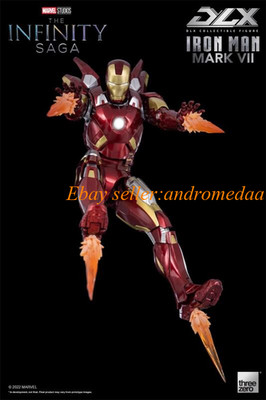 Threezero 3A 1/12 DLX Iron Man Mark 7 Action Figure 6.9  In Stock
