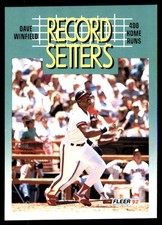 Dave Winfield 1992 Fleer #686 Angels MLB READ FREE SHIPPING AutographDen