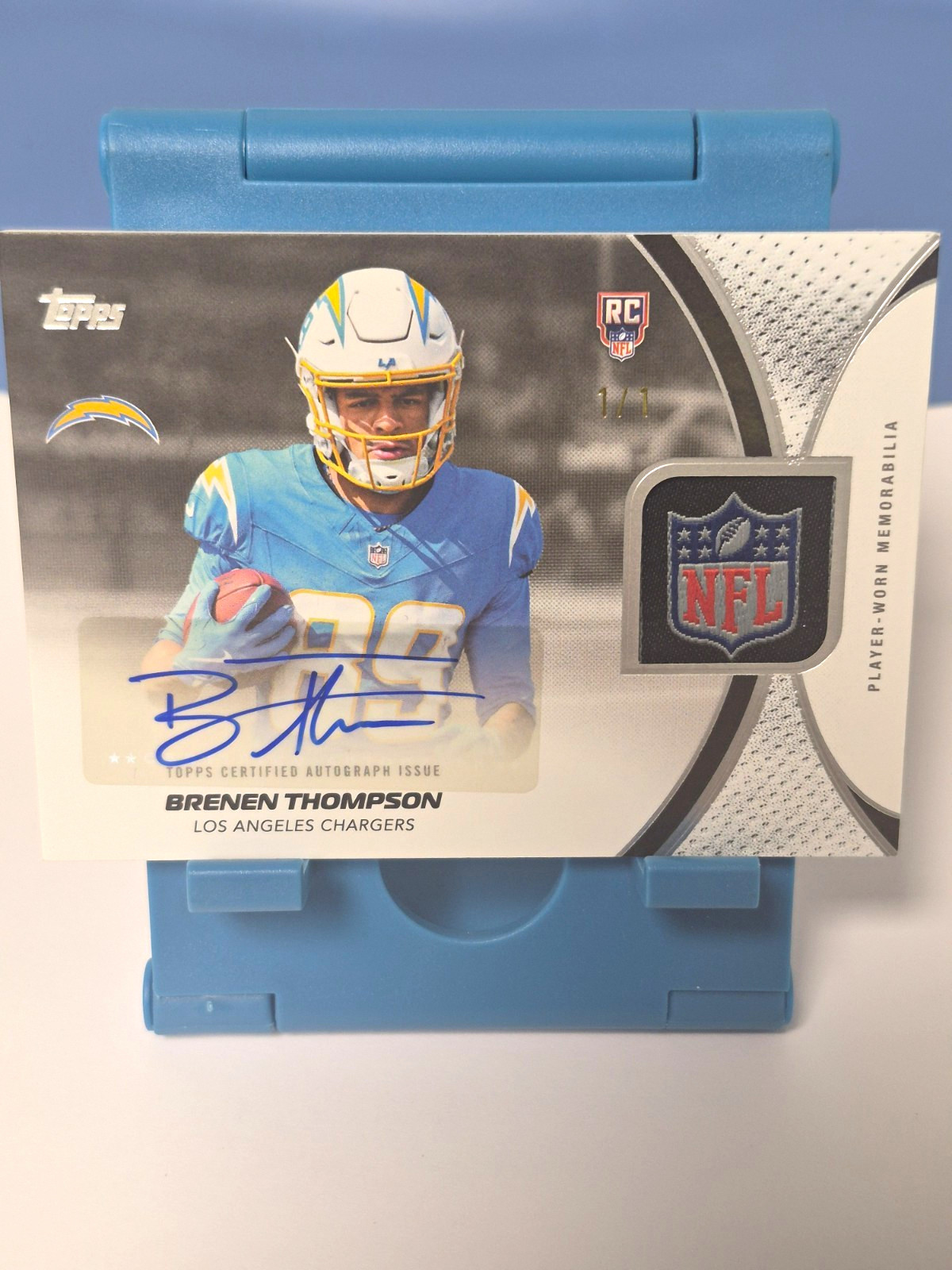2026 Topps Flagship Football Brenen Thompson  NFL SHIELD RC Auto NFLRMA-BT 1/1