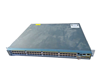Cisco Catalyst WS-C2960S-48FPS-L 48 Port Netzwerk Switch + Halterungen getestet