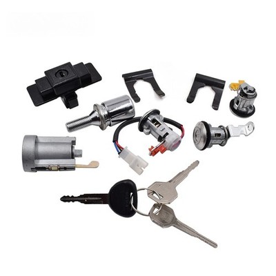 Lock Cylinder & Key Set For Mitsubishi Pajero/Montero 2nd 1991-2003