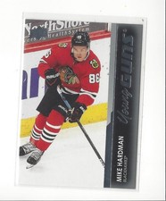 2021-22 Upper Deck #208 Mike Hardman YG RC Rookie Blackhawks