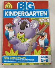 School Zone Big Kindergarten Workbook: 320 Pages, Reading and Writing, 5-6 Yrs
