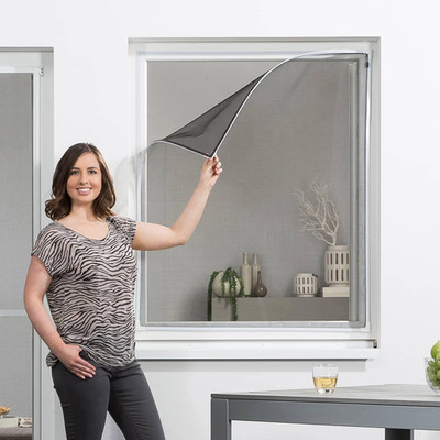 Empasa Fliegengitter Fenster Magnet 'EASY' Insektenschutz Magnetfenster Flexible