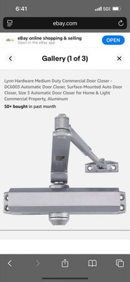 Lynn Hardware Medium Duty Commercial Door Closer  DC6003 Commercial Property