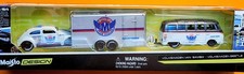 Maisto Design Team Hauler Volkswagen Van Sambavolkswagen Beetle Wtrailer