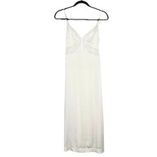 La Perla Silk Lace Sleep Slip Dress Women's Bridal White Size US XS