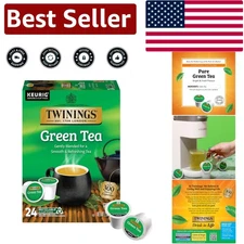Healthy Green Tea K-Cup Pods - Smooth Taste, 24 Count for Keurig Makers