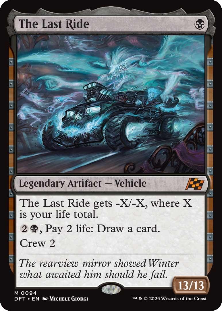 The Last Ride (94) (Foil NM) Aetherdrift MTG DFT