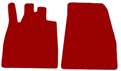 Basic Front Autoteppiche Rot für Dacia Duster III Full HEV 2024-  Automatten