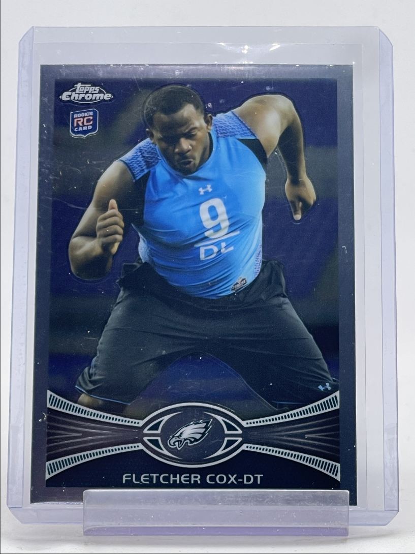 FLETCHER COX 2012 TOPPS CHROME ROOKIE FOOTBALL EAGLES RC Q4860