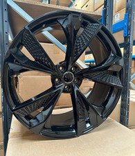 Audi A4 A5 A6 A7 A8 Q5 x4 19” RS7 2020 Style Alloys Gloss Black 8.5J Et30 C