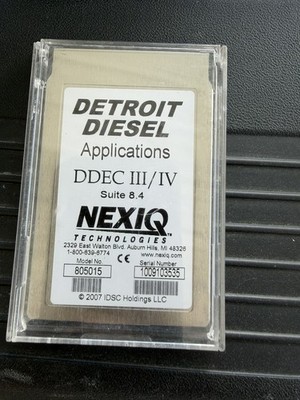 Nexiq Pro-Link Detroit Diesel Ddec 3+4 Application Diagnostic Card 802115 805015