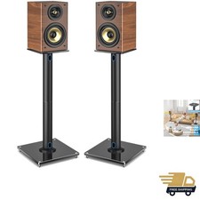 45  Swivel Heavy-Duty Speaker Stands   28 Inch for Surround Sound, Black