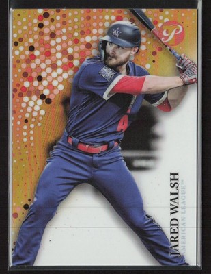 Jared Walsh 2022 Topps Pristine #262 Gold Refractor /50 Los Angeles Angels