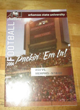 2004 Arkansas State Indians Football Program vs. Memphis Tigers - 9/18/2004 Game